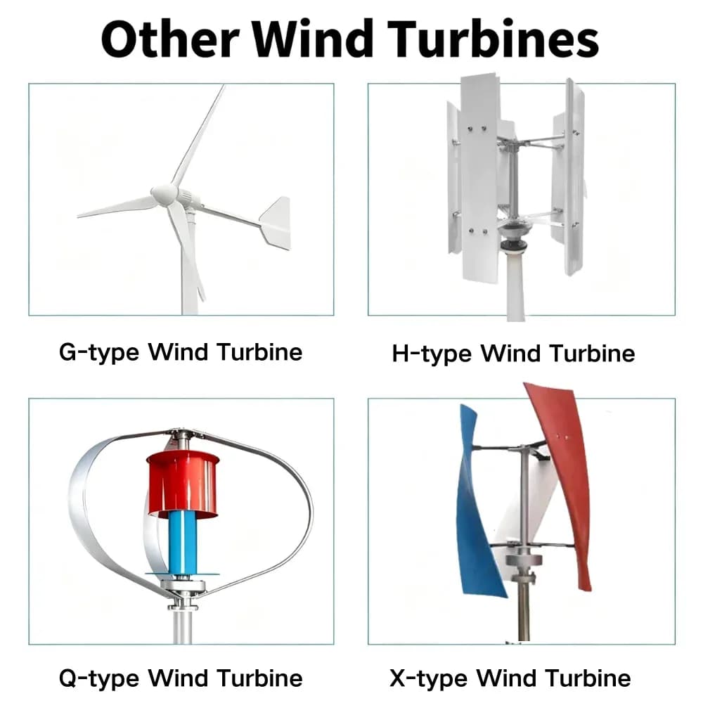 Renewable Energy 3kw Tulip-type Vertical Axis Wind Turbine 24v,Low Noise Wind Power Generator For Street Light And Home