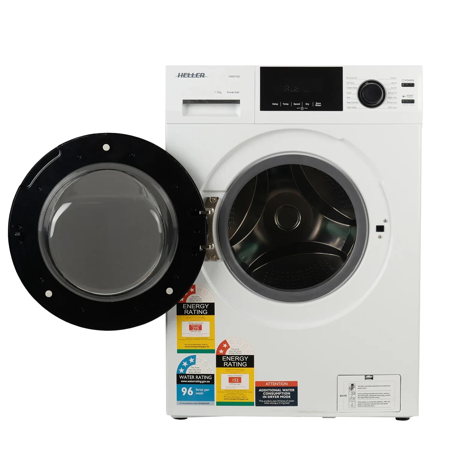 Front-load Washers And Dryer 2 In 1 Household Washing Machine