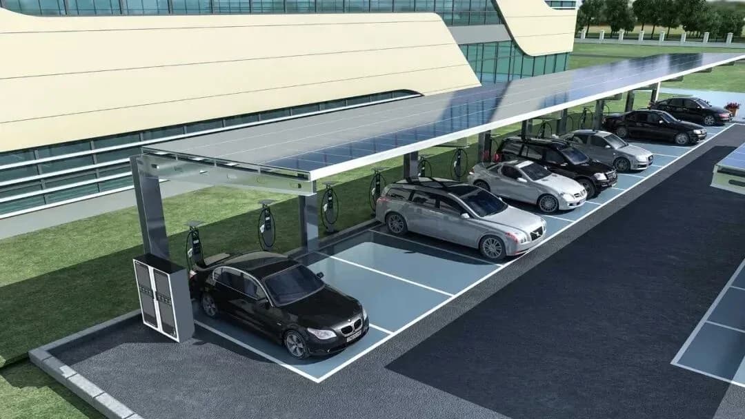Solar Powered Ev Charger With Battery Storage 60kw 120kw 150kw Dc Fast Charging Station For Commercial Off-grid