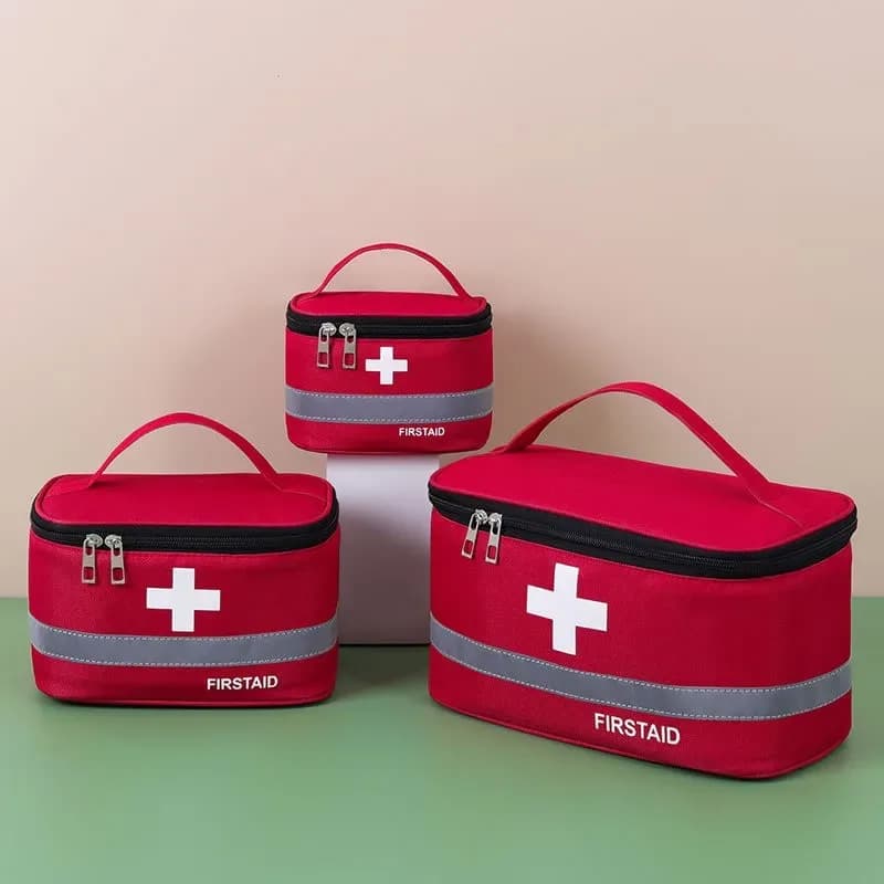 Large Capacity Portable Outdoor First Aid Kit Fashion Home Medicine Bag With Medical Tools And Student Emergency Medical Box