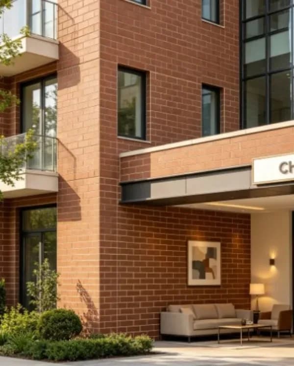 Eco-friendly Flexible Brick Veneer Sheets Terracotta Rustic Brick Texture Bendable Wall Cladding