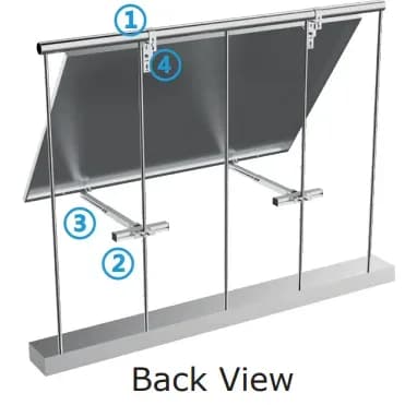 Wholesale Europe Solar Panel Rack Kits Of Balcony Home Solar Balcony Plant Power System