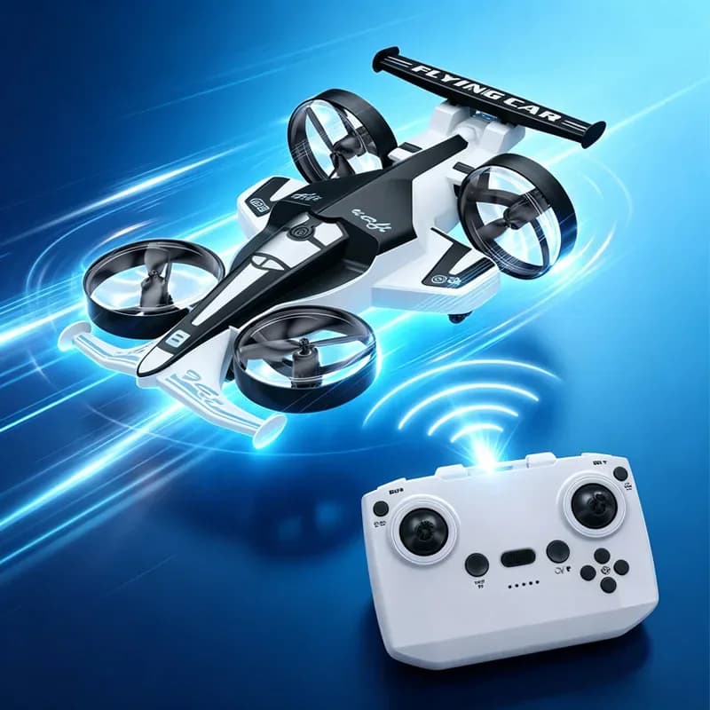 2026 New Arrival Dual Mode Flying Car Air Land 2-in-1 Rc Quadcopter Drifting Cars Amphibious Remote Control Toy For Adult Kid